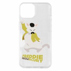 Чехол для iPhone 14 Freddie meowrcury - PrintSalon
