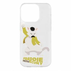 Чехол для iPhone 14 Pro Freddie meowrcury - PrintSalon