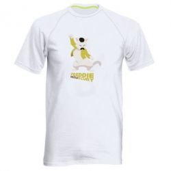 Мужская футболка для спорта Freddie meowrcury - PrintSalon