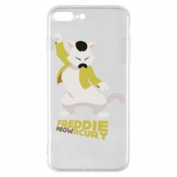 Чехол для iPhone 7 Plus Freddie meowrcury - PrintSalon