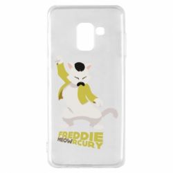 Чехол для Samsung A8 2018 Freddie meowrcury - PrintSalon
