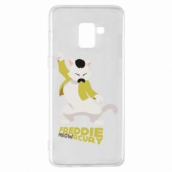 Чехол для Samsung A8+ 2018 Freddie meowrcury - PrintSalon