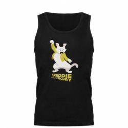 Мужская майка Freddie meowrcury - PrintSalon