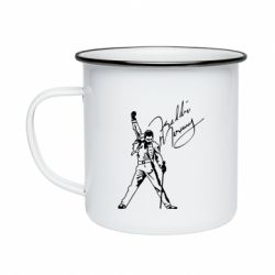 Кружка эмалированная Freddie Mercury Queen - PrintSalon