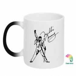 Чашка-хамелеон Freddie Mercury Queen - PrintSalon