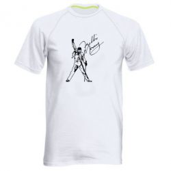Мужская футболка для спорта Freddie Mercury Queen - PrintSalon
