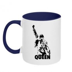 Чашка двокольорова Freddie Mercury-PrintSalon Чашка двокольорова Freddie Mercury