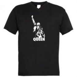 Чоловіча футболка з V-подібним вирізом Freddie Mercury - PrintSalon
