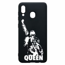 Чехол для Samsung A20 Freddie Mercury-PrintSalon Чехол для Samsung A20 Freddie Mercury