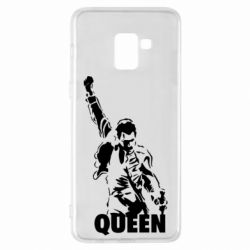 Чехол для Samsung A8+ 2018 Freddie Mercury-PrintSalon Чехол для Samsung A8+ 2018 Freddie Mercury