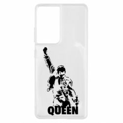 Чохол для Samsung S21 Ultra Freddie Mercury-PrintSalon Чохол для Samsung S21 Ultra Freddie Mercury