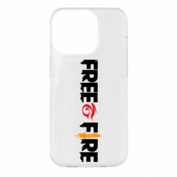 Чохол для iPhone 14 Pro Free fire and logo Garena - PrintSalon