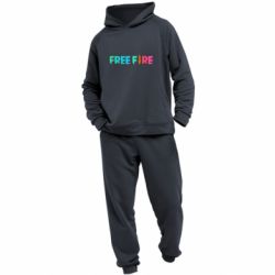 Мужской костюм Free fire gradient logo - PrintSalon