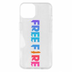 Чехол для iPhone 14 Free fire gradient logo - PrintSalon