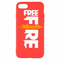 Чохол для iPhone SE 2022 Free Fire vertical logo - PrintSalon