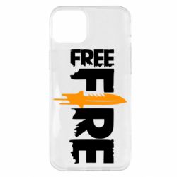 Чохол для iPhone 14 Plus Free Fire vertical logo - PrintSalon