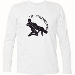 Футболка з довгим рукавом Free-style wrestling-PrintSalon Футболка з довгим рукавом Free-style wrestling