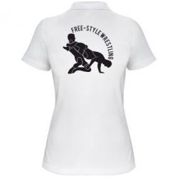 Женское поло Free-style wrestling - PrintSalon