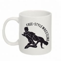Чашка 320ml Free-style wrestling - PrintSalon