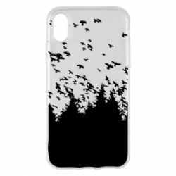 Чехол для iPhone X/Xs Freedom and bird - PrintSalon