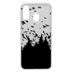 Чехол для Samsung A40 Freedom and bird - PrintSalon