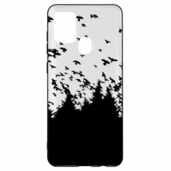 Чехол для Samsung A21s Freedom and bird - PrintSalon