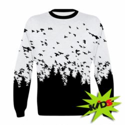 Детский 3D свитшот Freedom and bird - PrintSalon