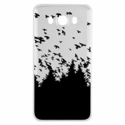 Чехол для Samsung J7 2016 Freedom and bird - PrintSalon