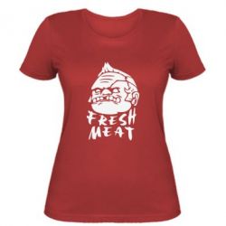 Женская футболка Fresh Meat Pudge