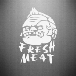 Наклейка Fresh Meat Pudge - PrintSalon