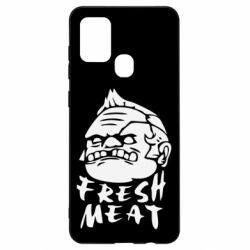 Чехол для Samsung A21s Fresh Meat Pudge - PrintSalon