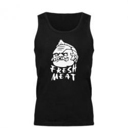Мужская майка Fresh Meat Pudge - PrintSalon