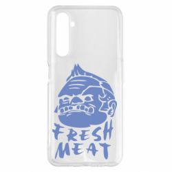 Чехол для Realme 6 Pro Fresh Meat Pudge - PrintSalon