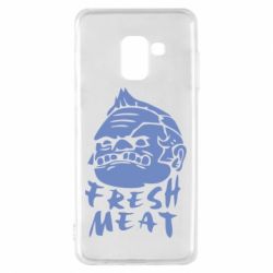 Чехол для Samsung A8 2018 Fresh Meat Pudge - PrintSalon