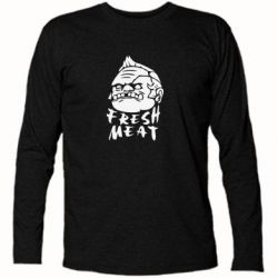 Футболка с длинным рукавом Fresh Meat Pudge - PrintSalon