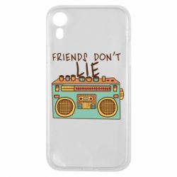 Чехол для iPhone XR Friends don't lie - PrintSalon