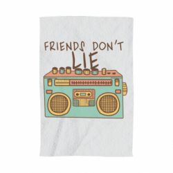 Полотенце с принтом Friends don't lie - PrintSalon