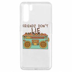 Чехол для Oppo A91/Reno3 Friends don't lie - PrintSalon