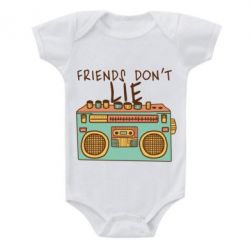 Детский бодик Friends don't lie - PrintSalon