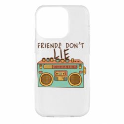Чехол для iPhone 14 Pro Friends don't lie - PrintSalon