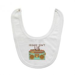 Слюнявчик  Friends don't lie - PrintSalon