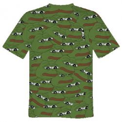 Чоловіча футболка 3D Frog mem