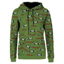 Жіноче 3D худі Frog mem-PrintSalon Жіноче 3D худі Frog mem