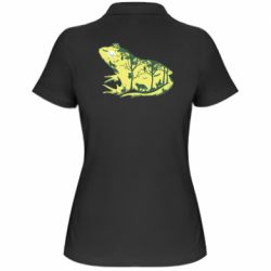 Женское поло Froggy Night - PrintSalon
