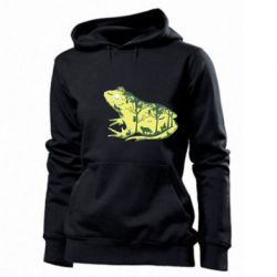 Женское худи Froggy Night - PrintSalon