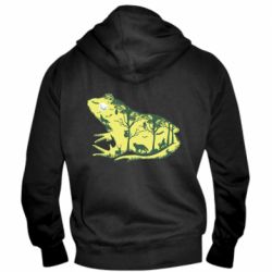 Мужское худи на молнии Froggy Night - PrintSalon