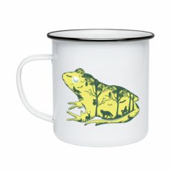 Кружка эмалированная Froggy Night - PrintSalon