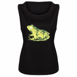 Женская майка Froggy Night - PrintSalon