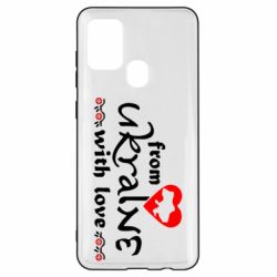 Чохол для Samsung A21s From Ukraine (вишиванка) - PrintSalon