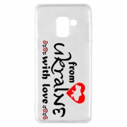 Чохол для Samsung A8 2018 From Ukraine (вишиванка) - PrintSalon